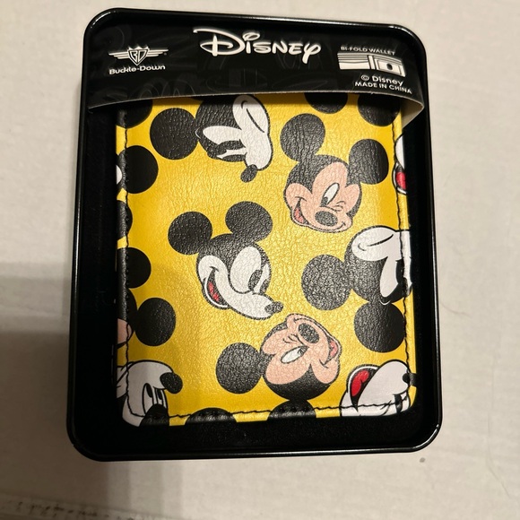 Disney Mickey Mouse Bifold Wallet - Picture 1 of 8